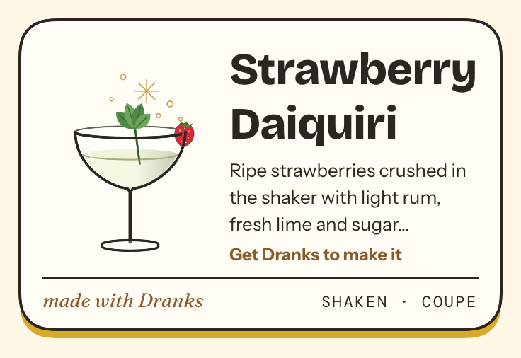Drawing of Strawberry Daiquiri