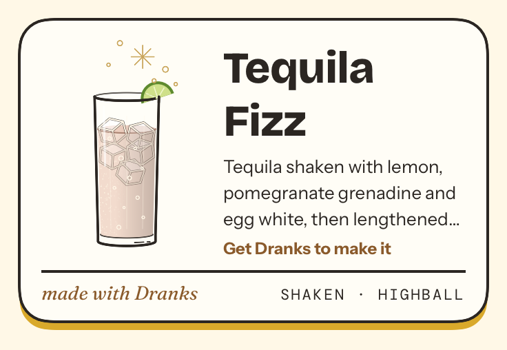 Drawing of Tequila Fizz