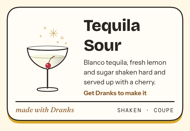Drawing of Tequila Sour