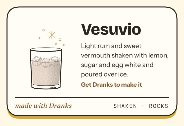 Drawing of Vesuvio